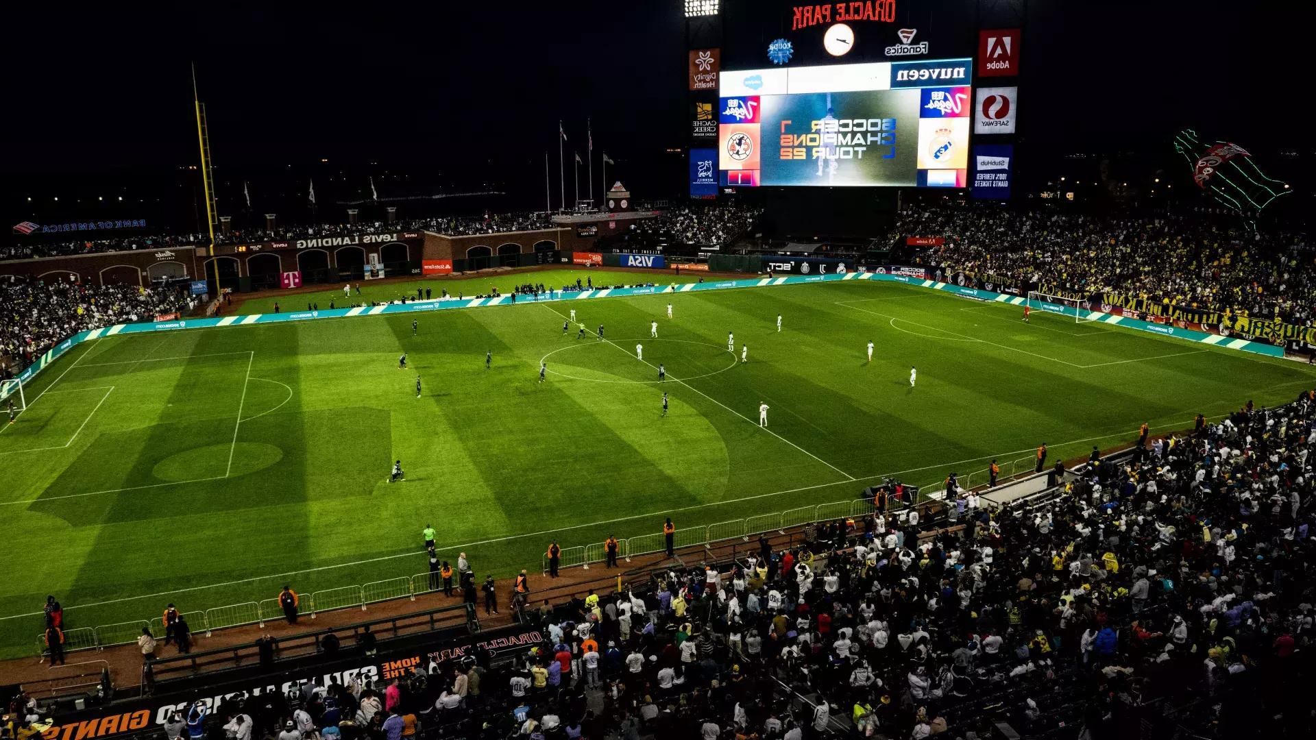 Oracle Park International Soccer Match Real Madrid 2
