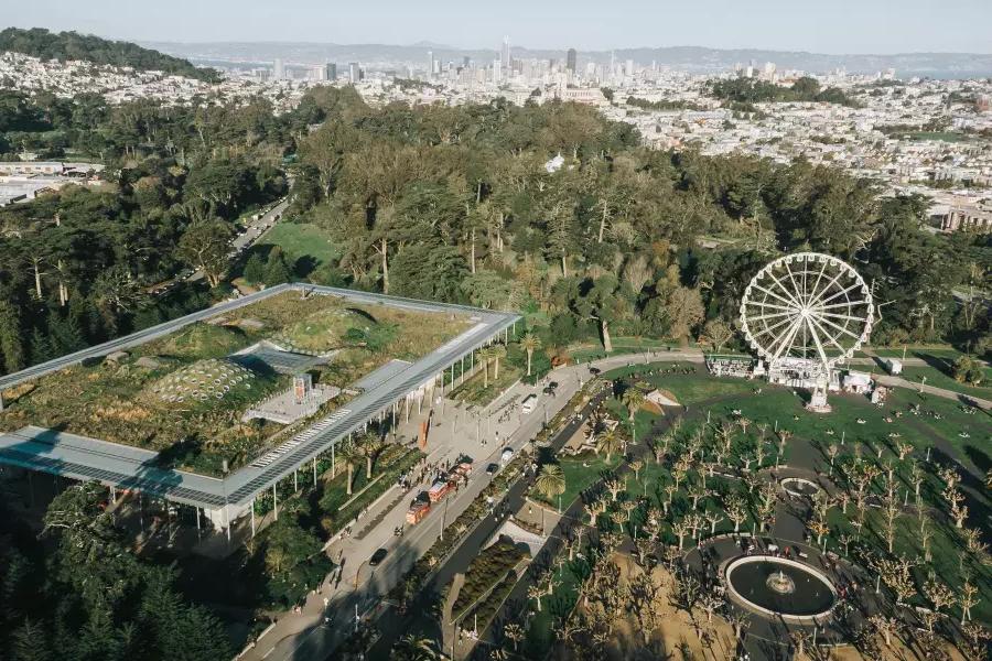 Luftaufnahme des Golden Gate Park